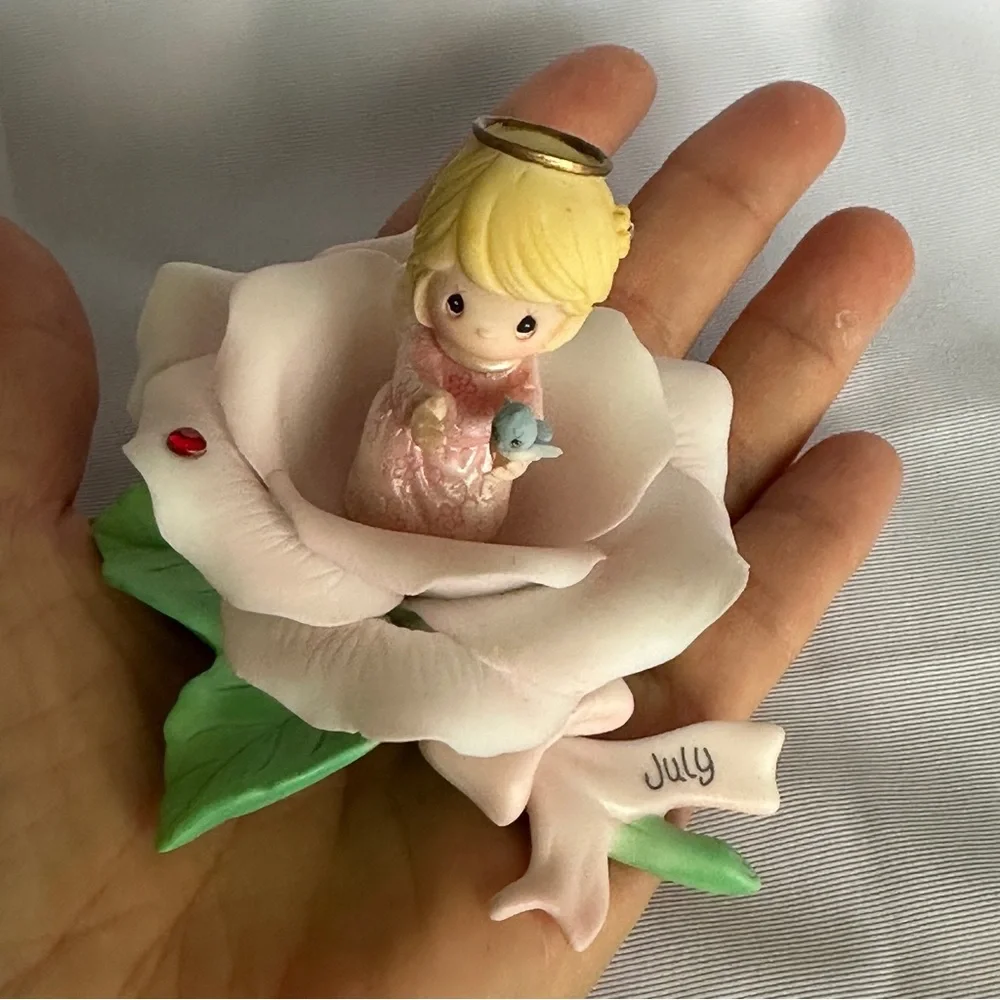 Precious Moments July Monthly Blossoms Figurine